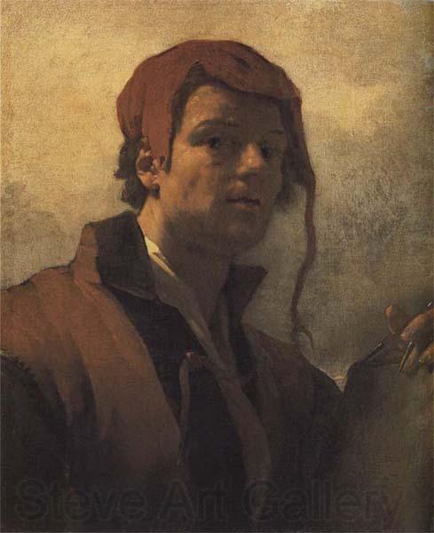 Willem Drost Self-Portrait Norge oil painting art